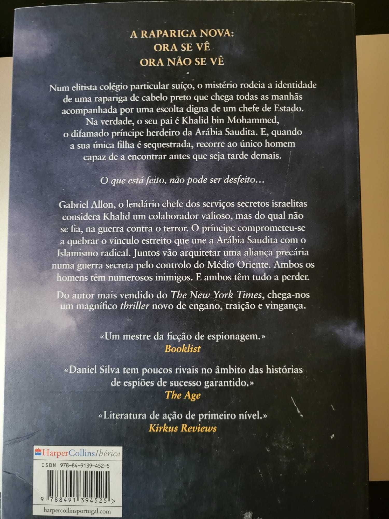 Livro Daniel Silva, A Rapariga Nova