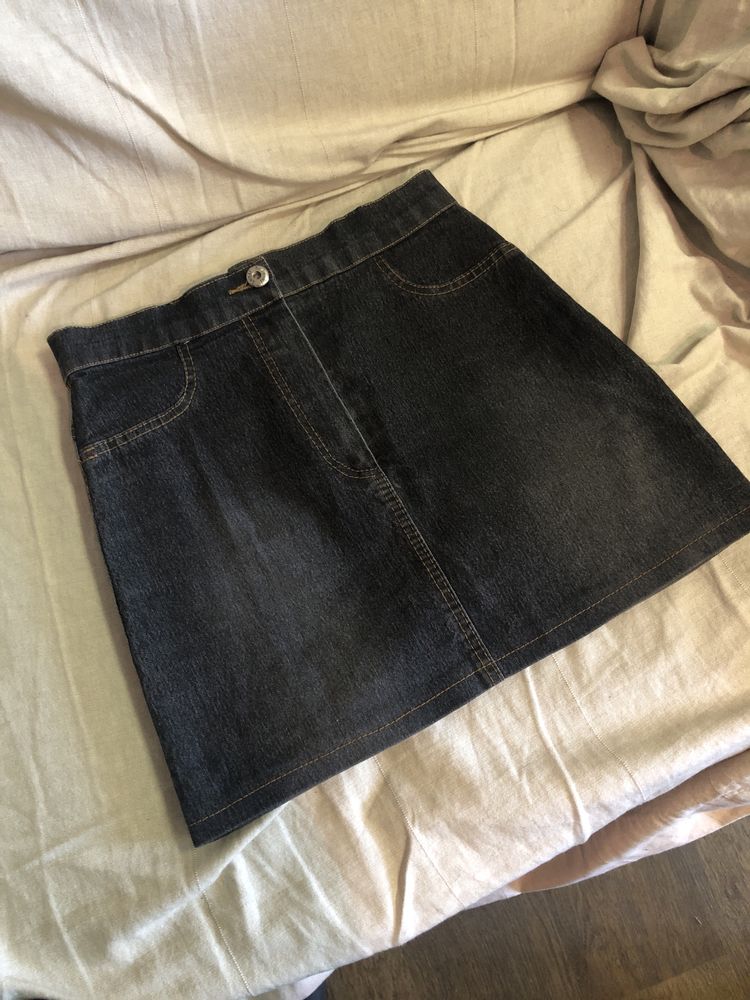 Спідниця міні джинсова, джинс юбка