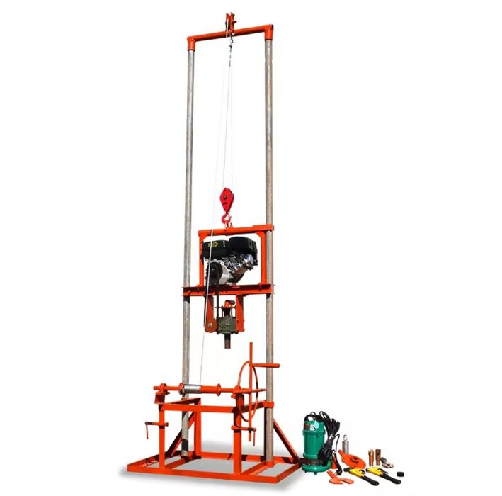 Mini máquina de perfuração de agua