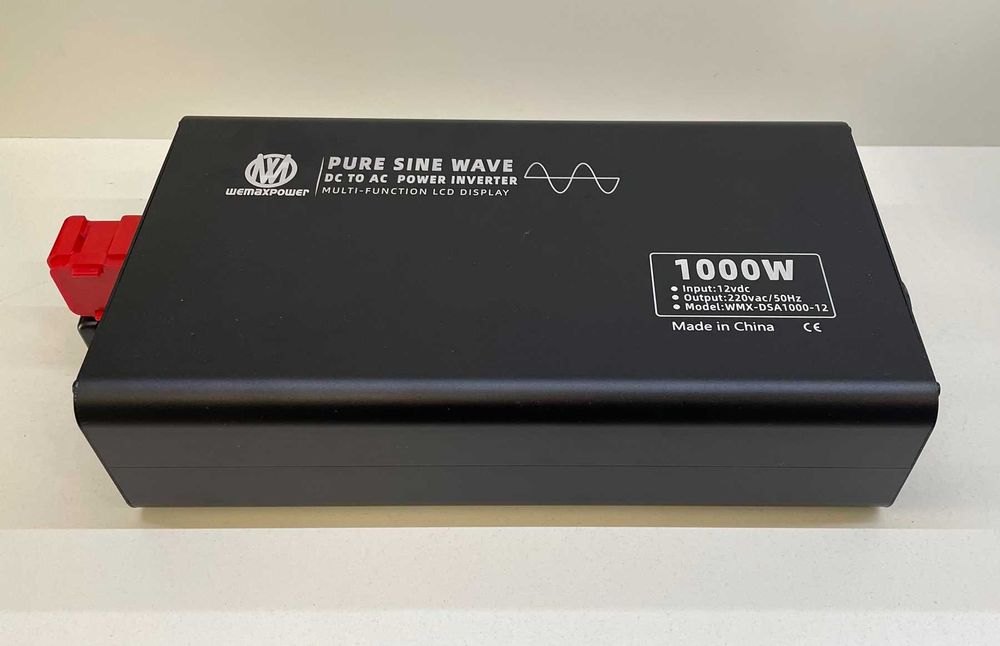 Інвертор чистый синус WeMax 12-220v 1000W номинал (IPS-2000S)