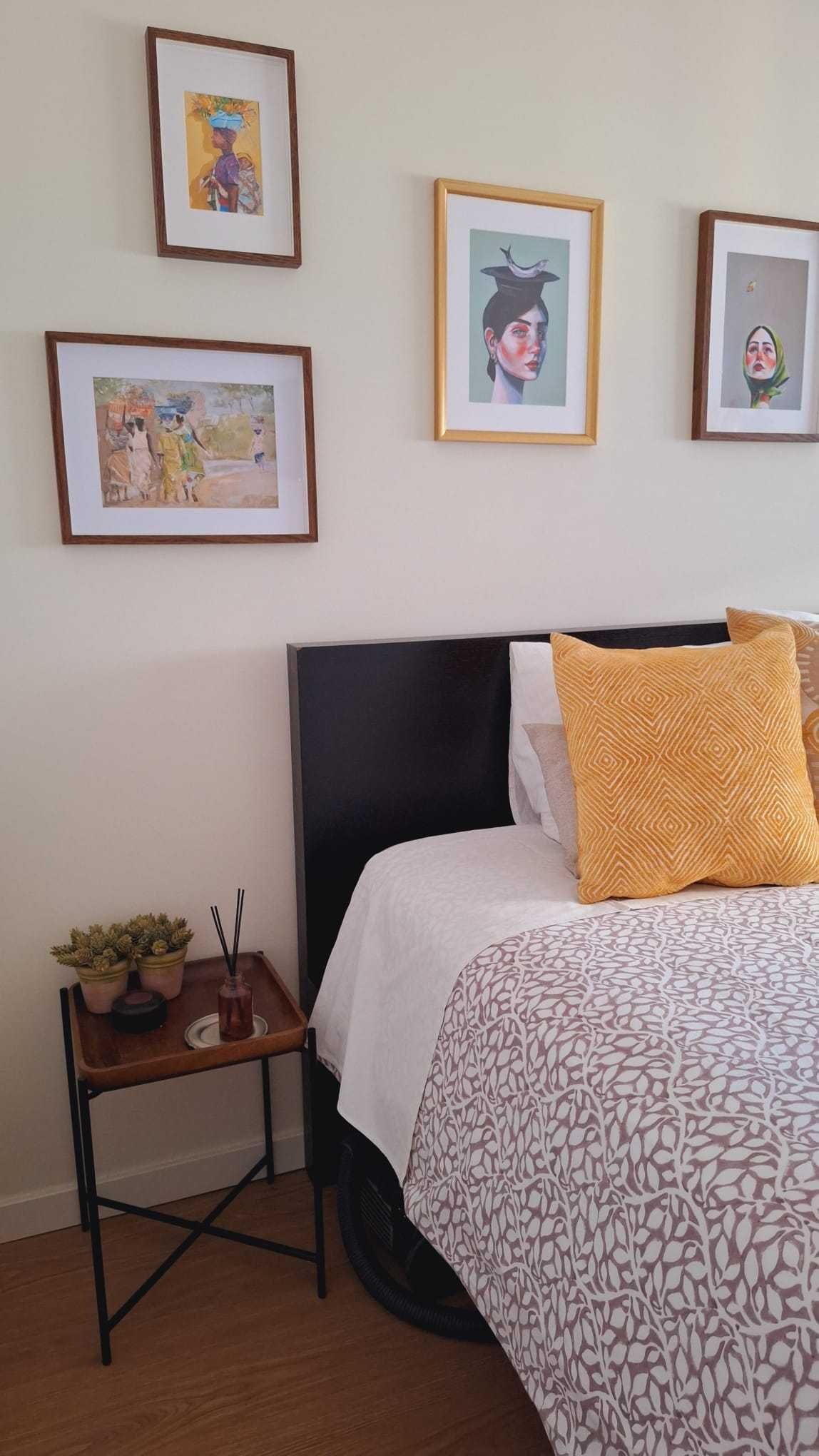 Cama casal 160x200 wengué