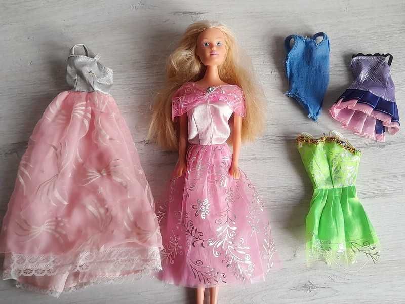 lalka barbie vintage soft blond księżniczka + ubrania gratis