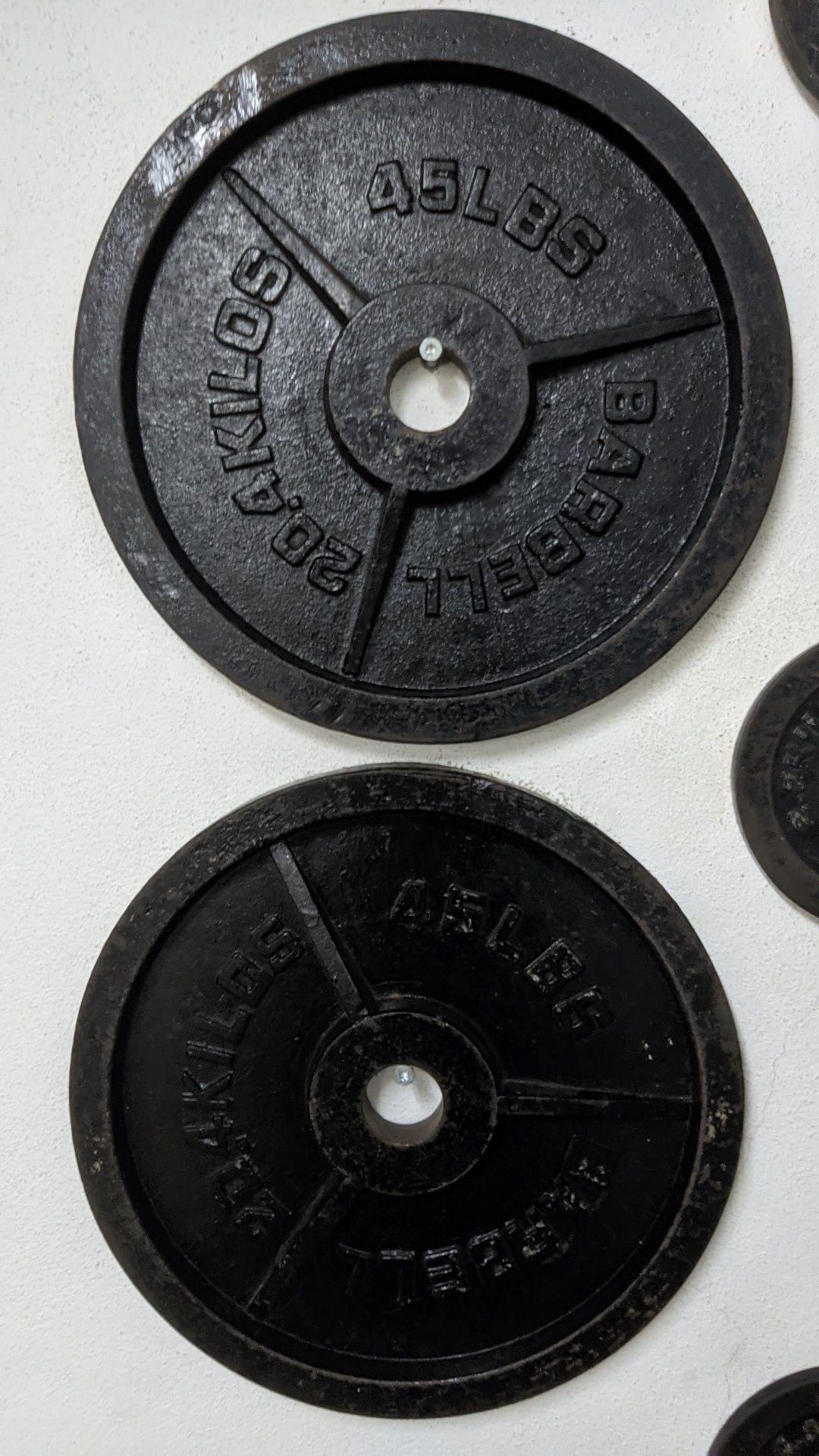Discos olímpicos 20.4 kg / 50mm (Valor por Unidade)