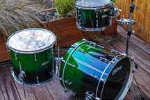 Polmuz Drums Model 2 Maple 20/12/16  Green Fade - expo