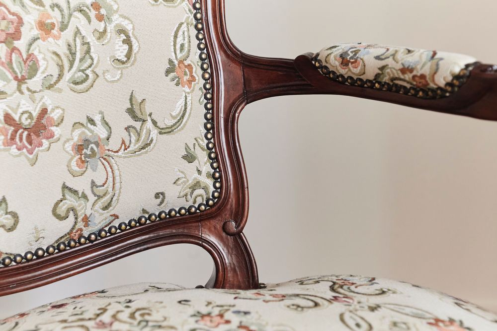 Zestaw wypoczynkowy w stylu Ludwik XVI