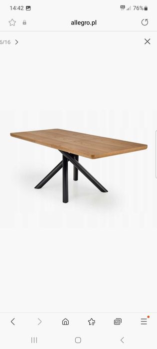Stół halmar 160-200x90x75