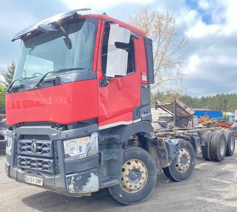 Renault Gama T C380 , 2014R , 4 osie , 8x4 BB , niski przebieg