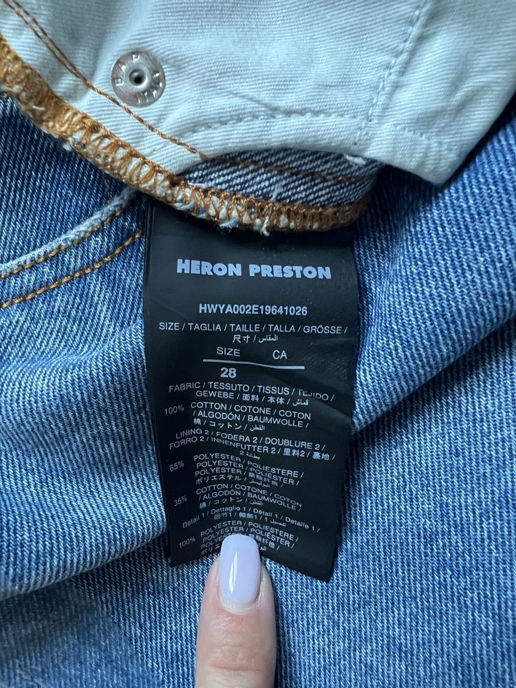 Heron Preston Стиль джинсы женские оригинал