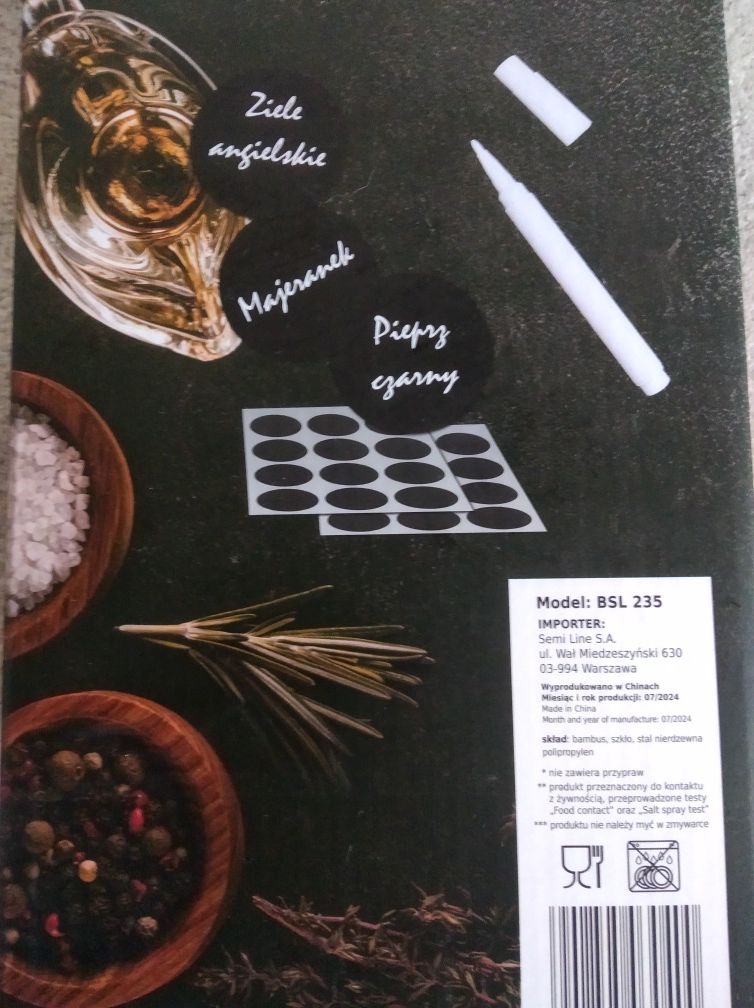 Stojak na przyprawy