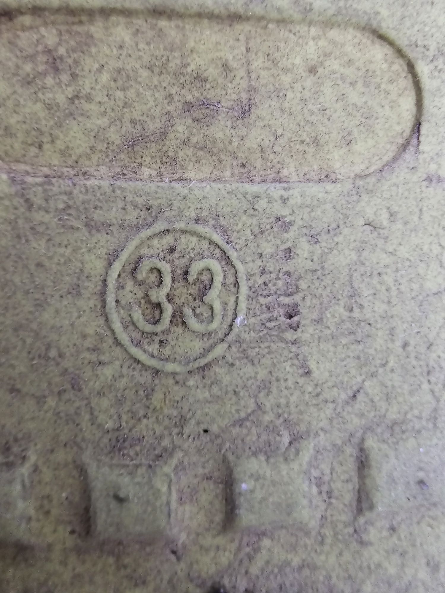 Buty klapki wsuwane piankowe dziewczęce rozmiar 33