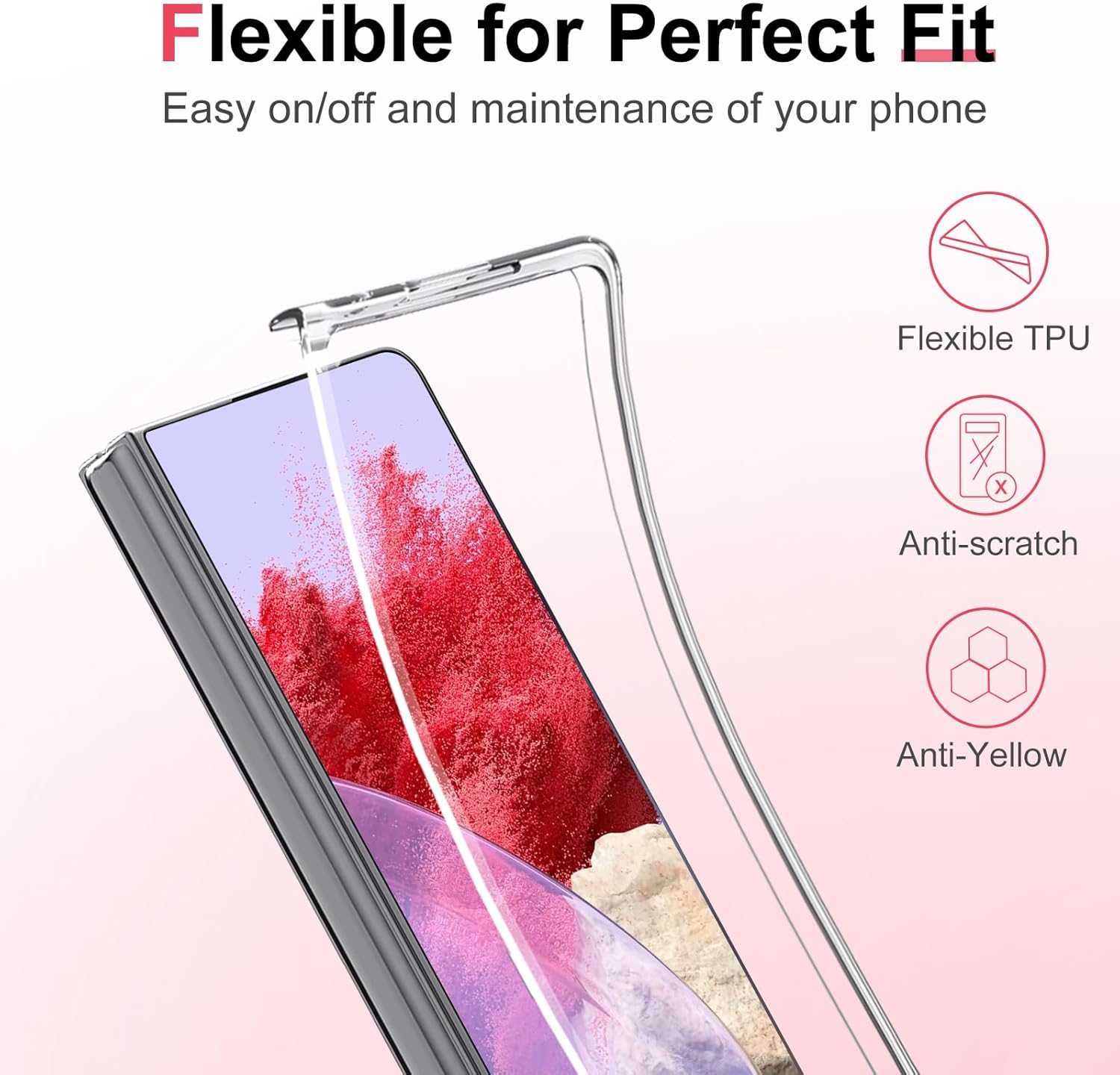Eiselen Crystal Clear etui do Samsung Galaxy Z Fold 5 5G ochronne