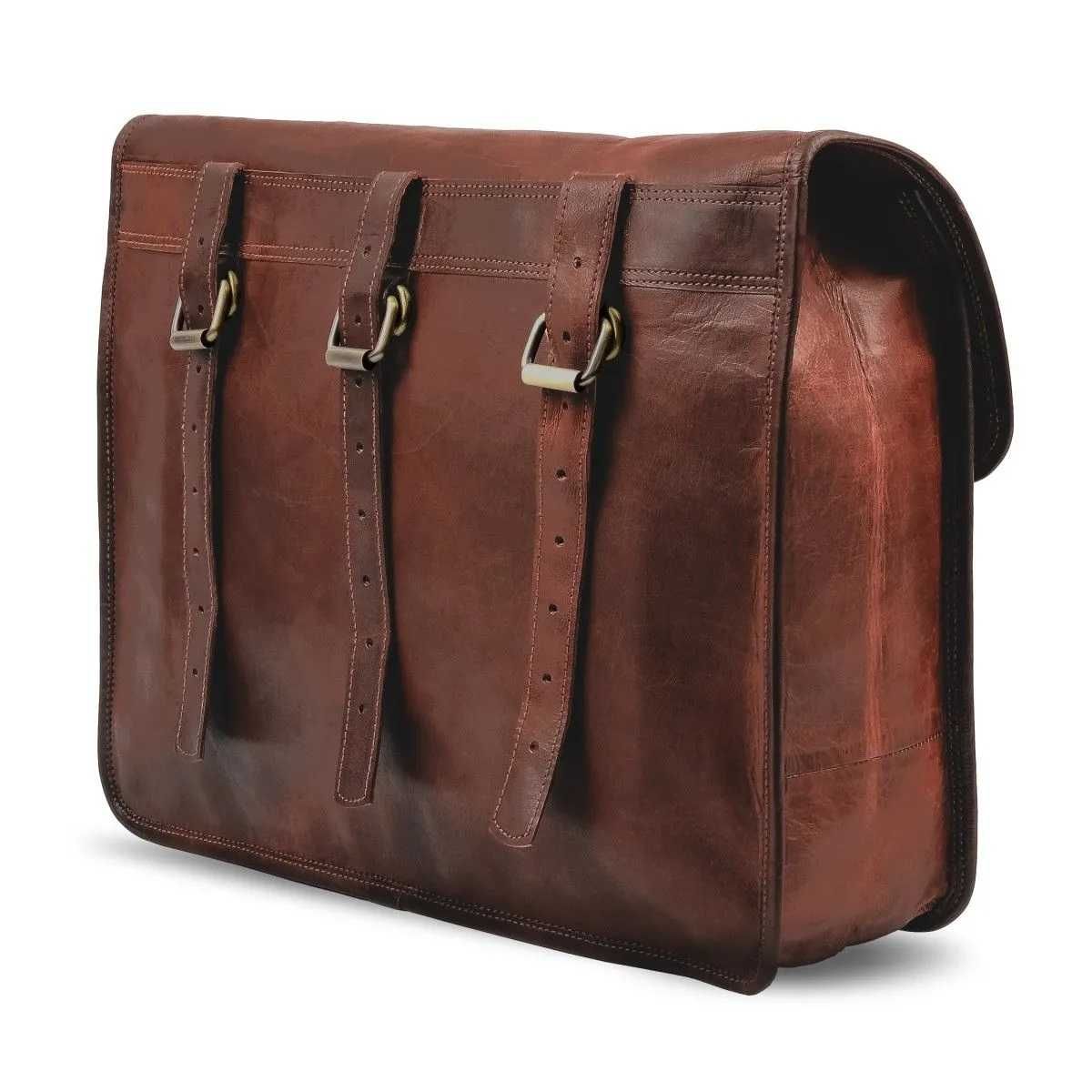 Alforges moto Par Saco Vintage Castanho