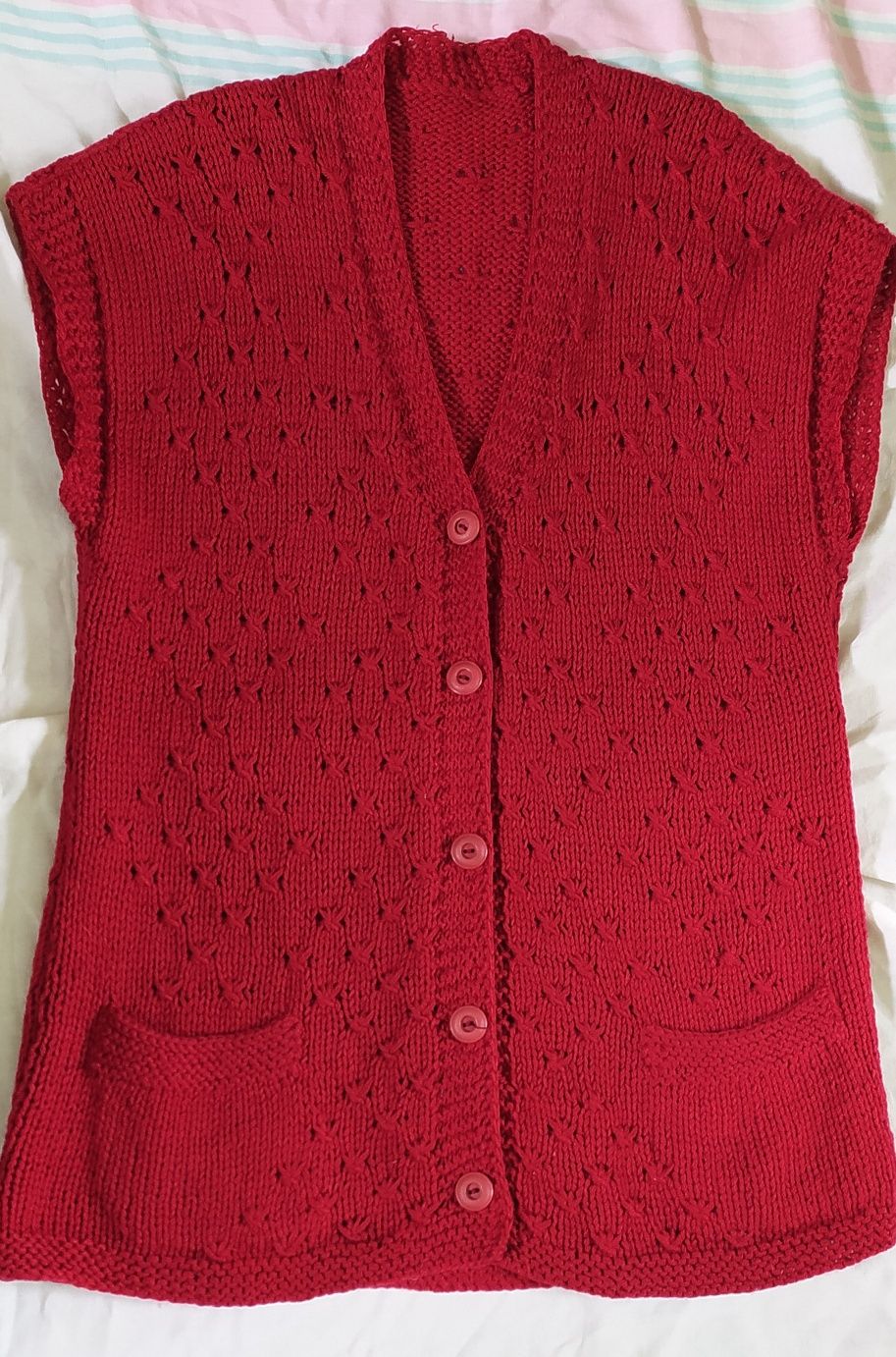 Kamizelki Handmade wełna Vintage