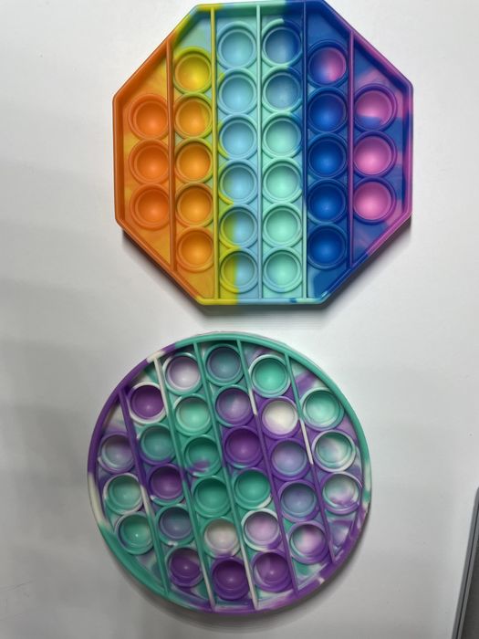 Мʼякі іграшки антистрес уточка лалафанфан тигр ляльки Pop It