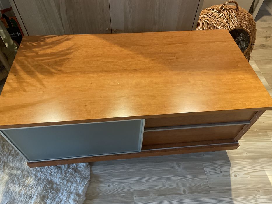 Szafka pod telewizor jasny braz