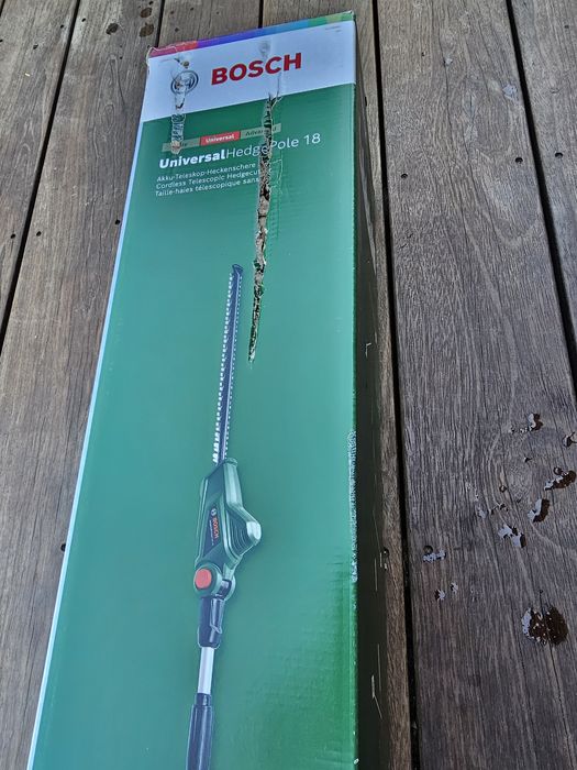 Nożyce akumulatorowe do żywopłotu Bosch z baterią