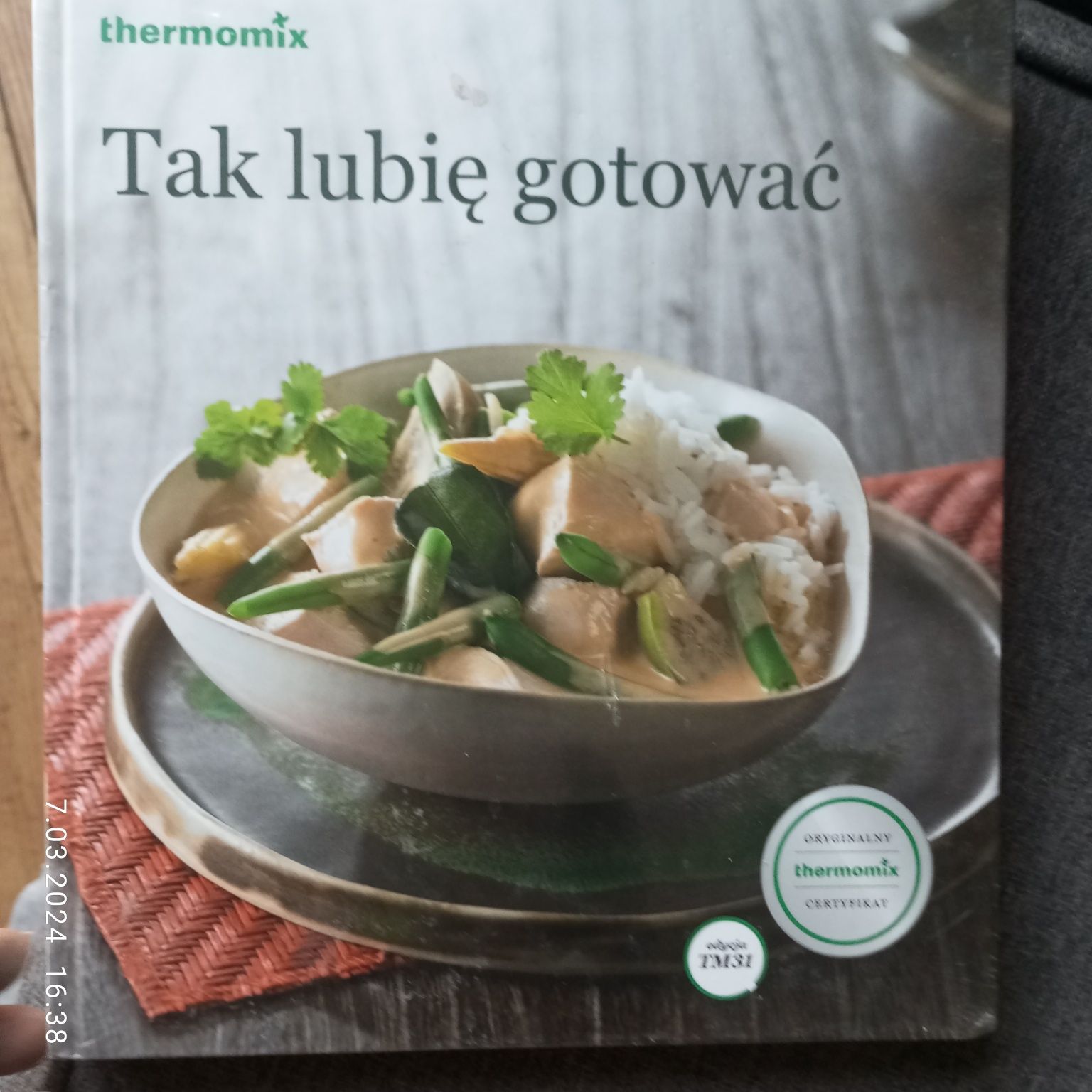 Książka kucharska thermomix "tak lubię gotować"