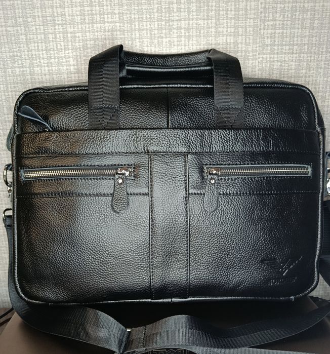 Шкіряна сумка-портфель NORDEEP.