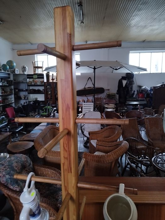 stojak wieszak drewniany duży 225 cm