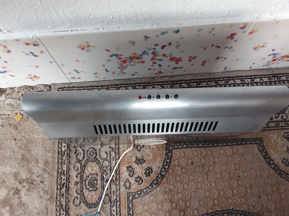 Exaustor da "Glem" a funcionar