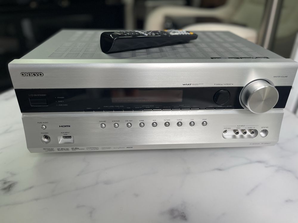Amplituner ONKYO TX-SR607 pilot gwarancja fv wysylka