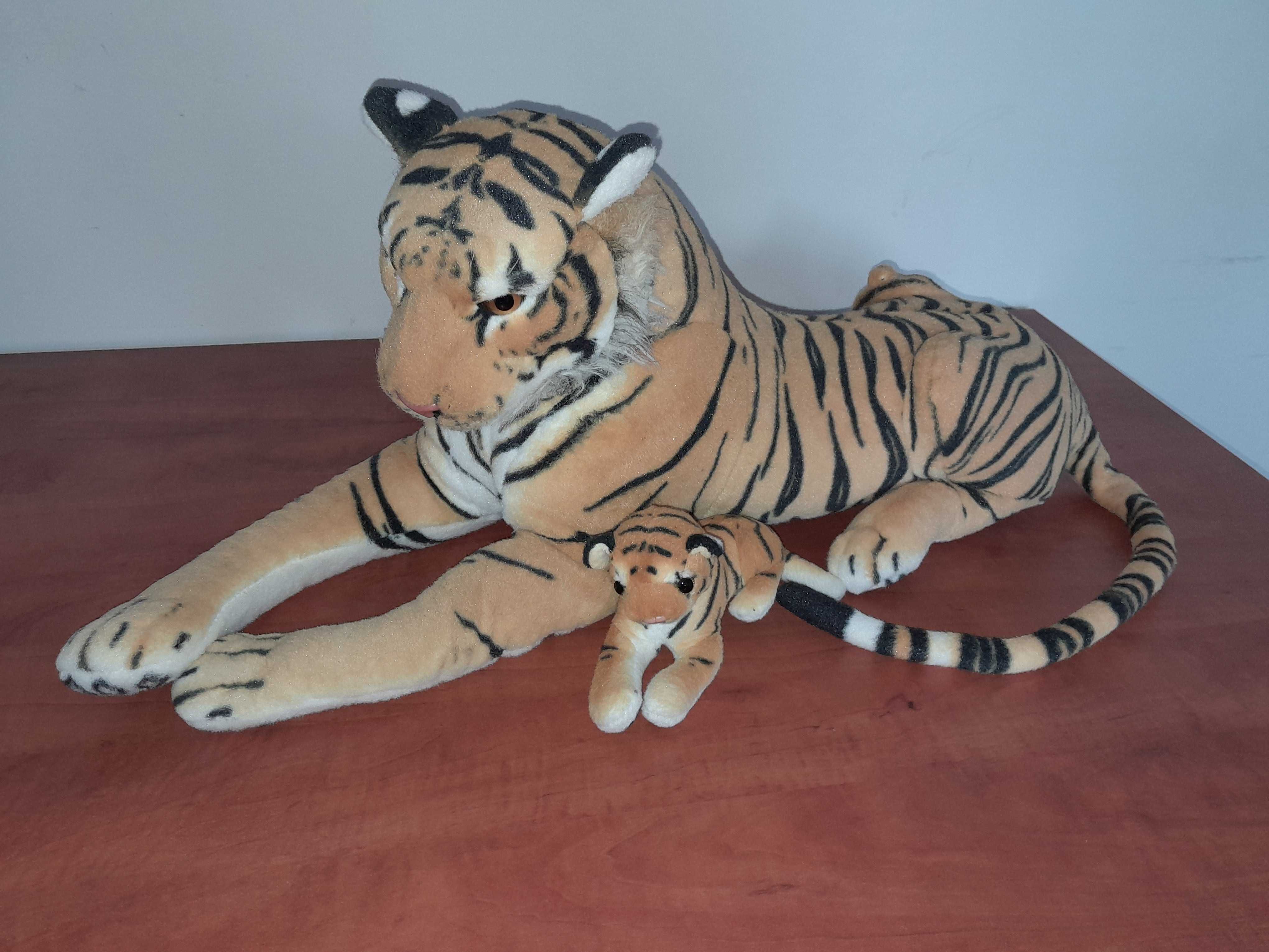 Maskotka Tygrys i maly tygrys 90 cm