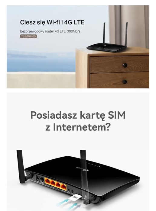Router bezprzewodowy 4G LTE TP Link