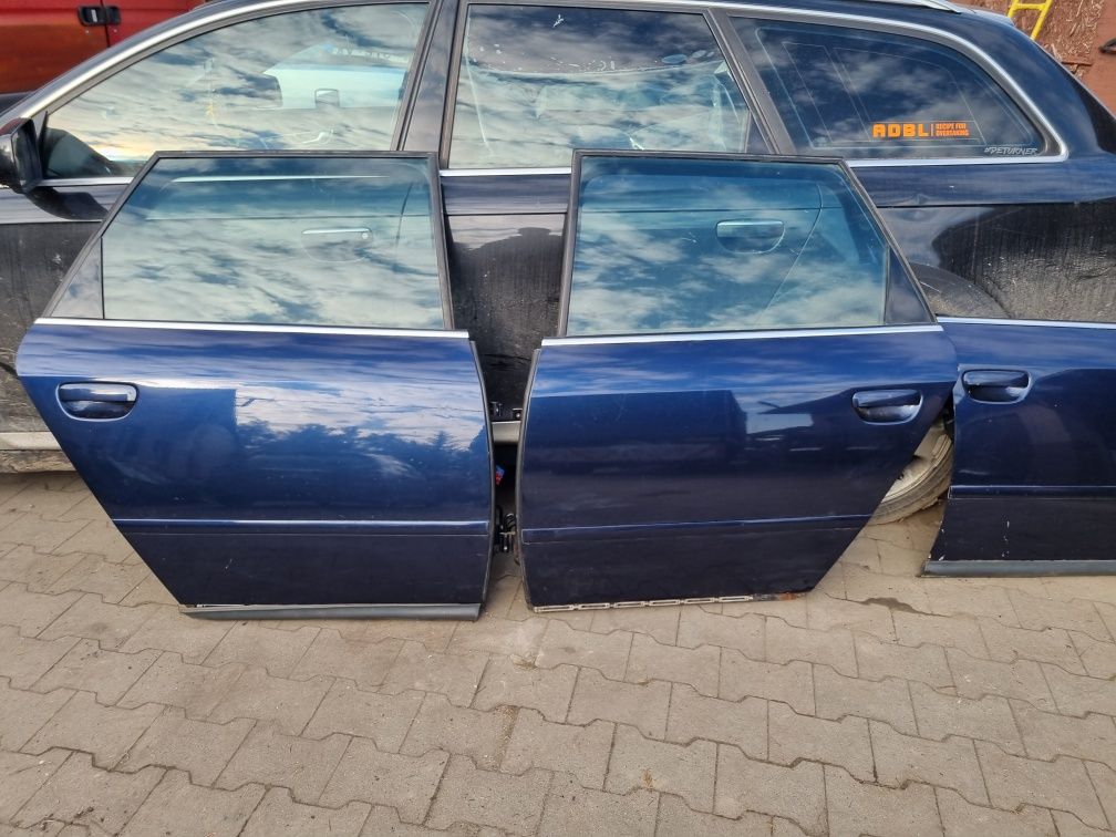 Audi A6 C5 LZ5K Drzwi Klapa Tył Zderzak Szyba Zamek Podnośnik Zawias