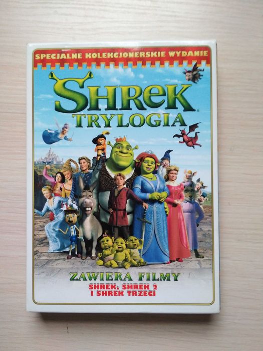 DVD Shrek trylogia części 1-3 + box