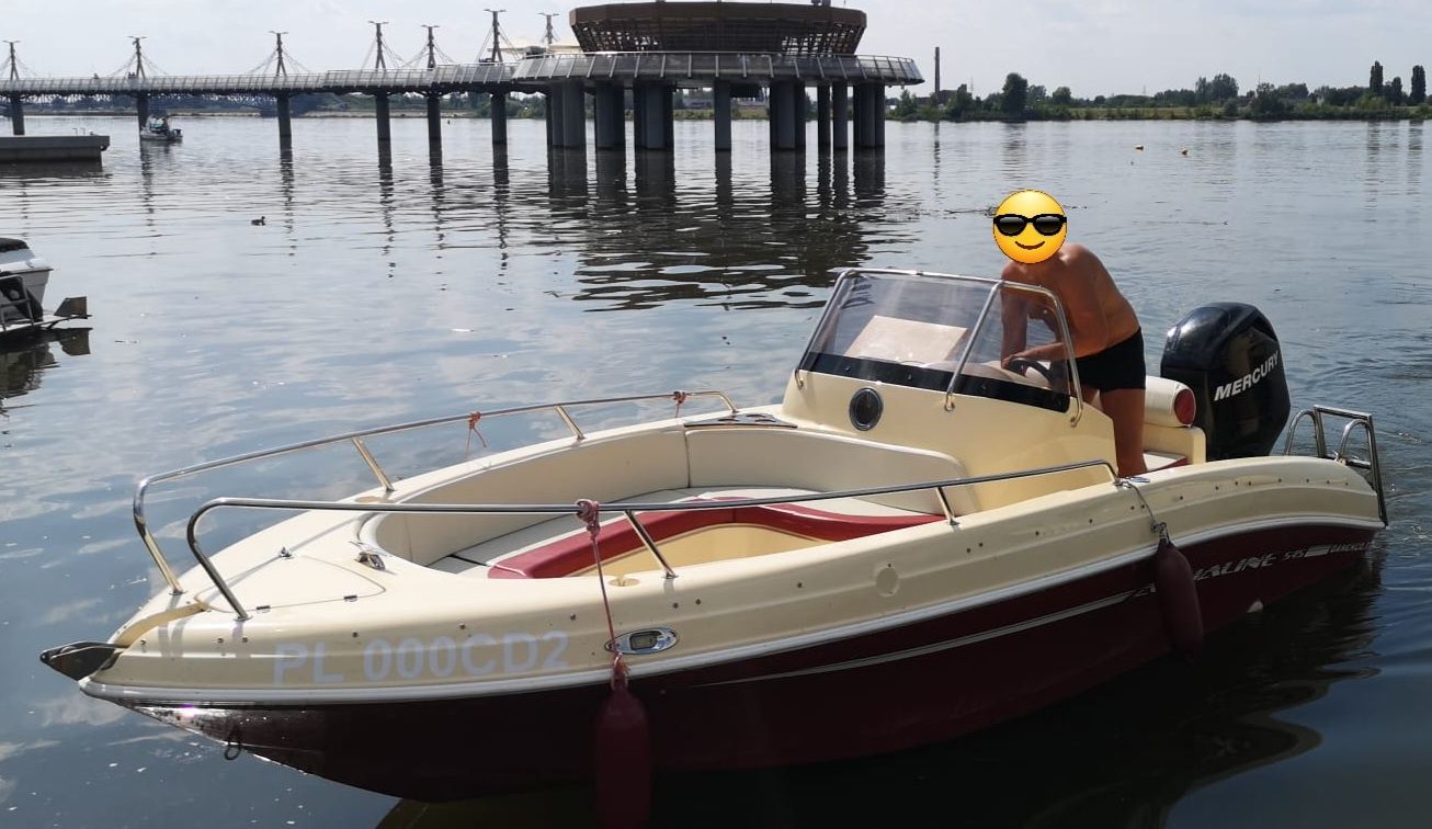 Łódź motorowa Motorówka open. Zamiana na elektryka lub skuter wodny