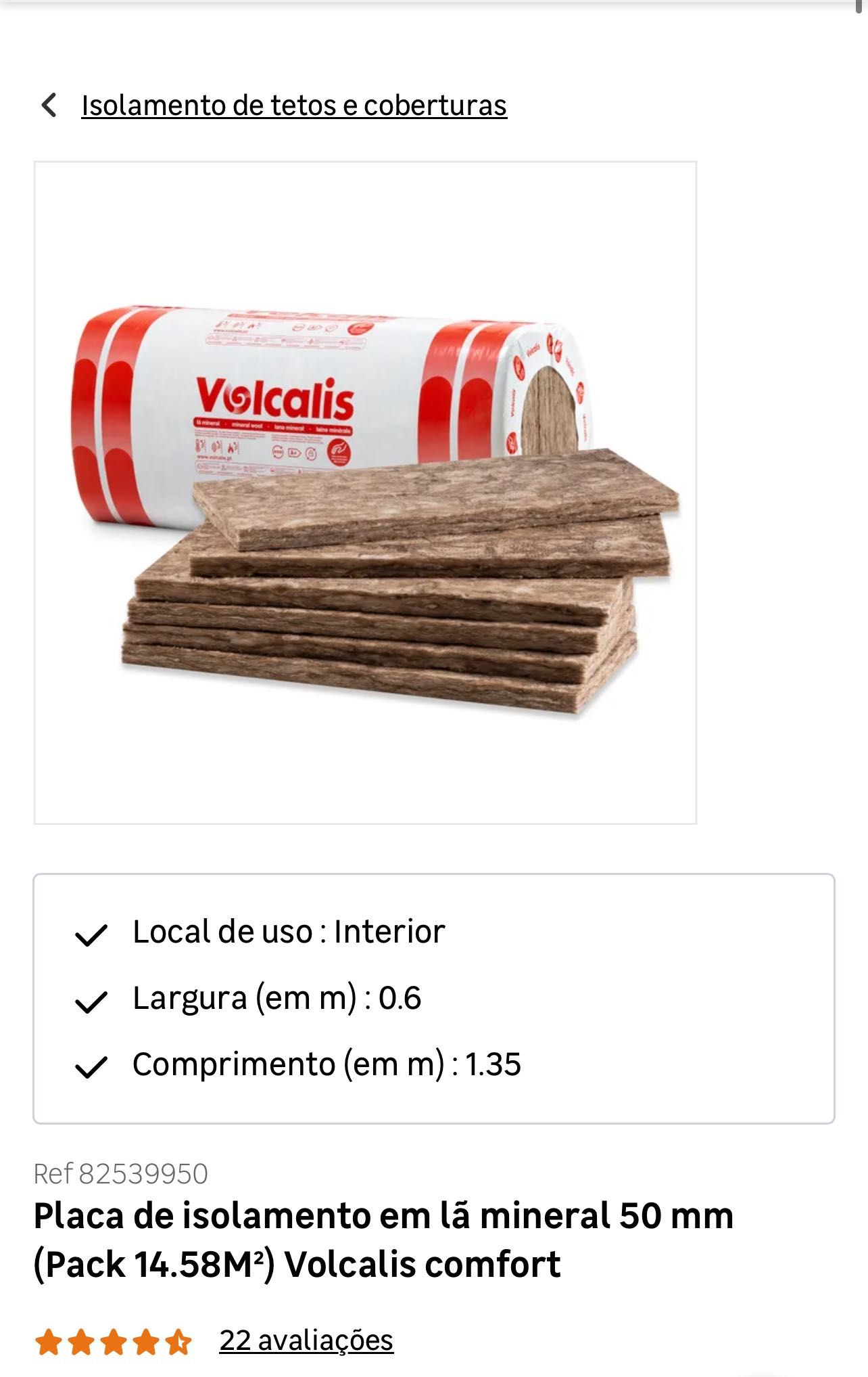 Lá mineral para isolamentos