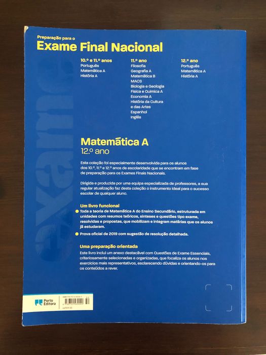 Preparação para Exame Nacional - Matemática A 2020
