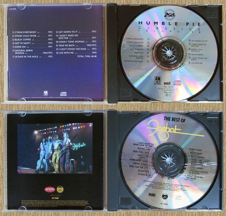 CD Kingdom Come, AC/DC, Threshold, Metallica, Humble Pie  и др