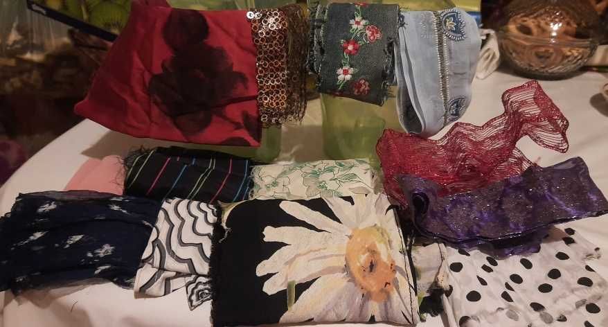 Куски тканини Прошва. Відріз. Рукоділля