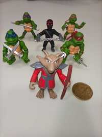 6 Bonecos Tartarugas Ninja Turtles