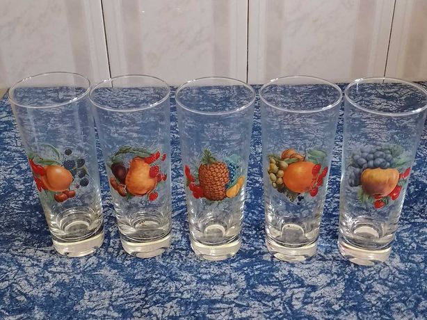 Винтажные стаканы для воды, коктейлей, алкогольных напитков хайбол