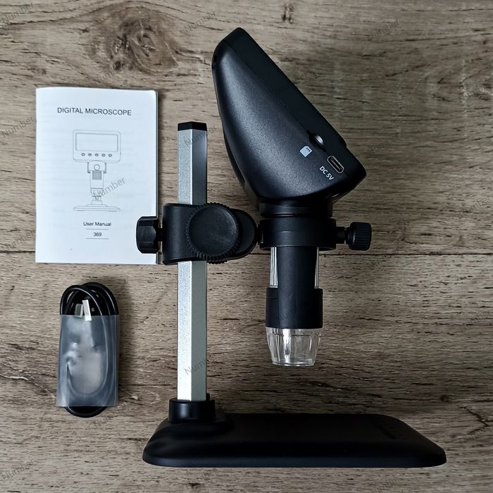 Мікроскоп цифровий 1600x екран 4.3" IPS