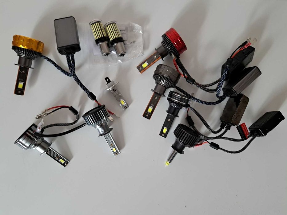 Лед led лампи H1 -  H7 комплекти