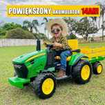NOWOŚĆ! John deere z POWIĘKSZONYM AKUMULATOREM 12V14ah dla dzieci