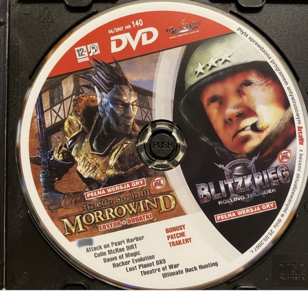 Gry PC CD-Action DVD nr 140: Blitzkrieg, Elder Scrolls III