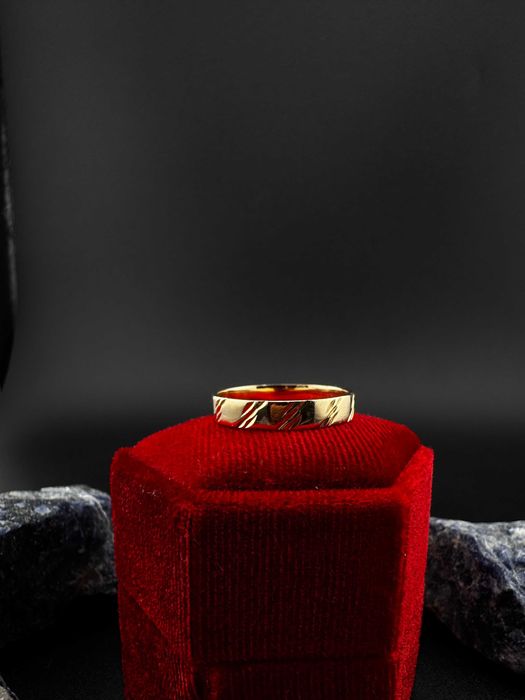 Złota Obrączka Frez | JAK NOWA | 585 | 3.36G