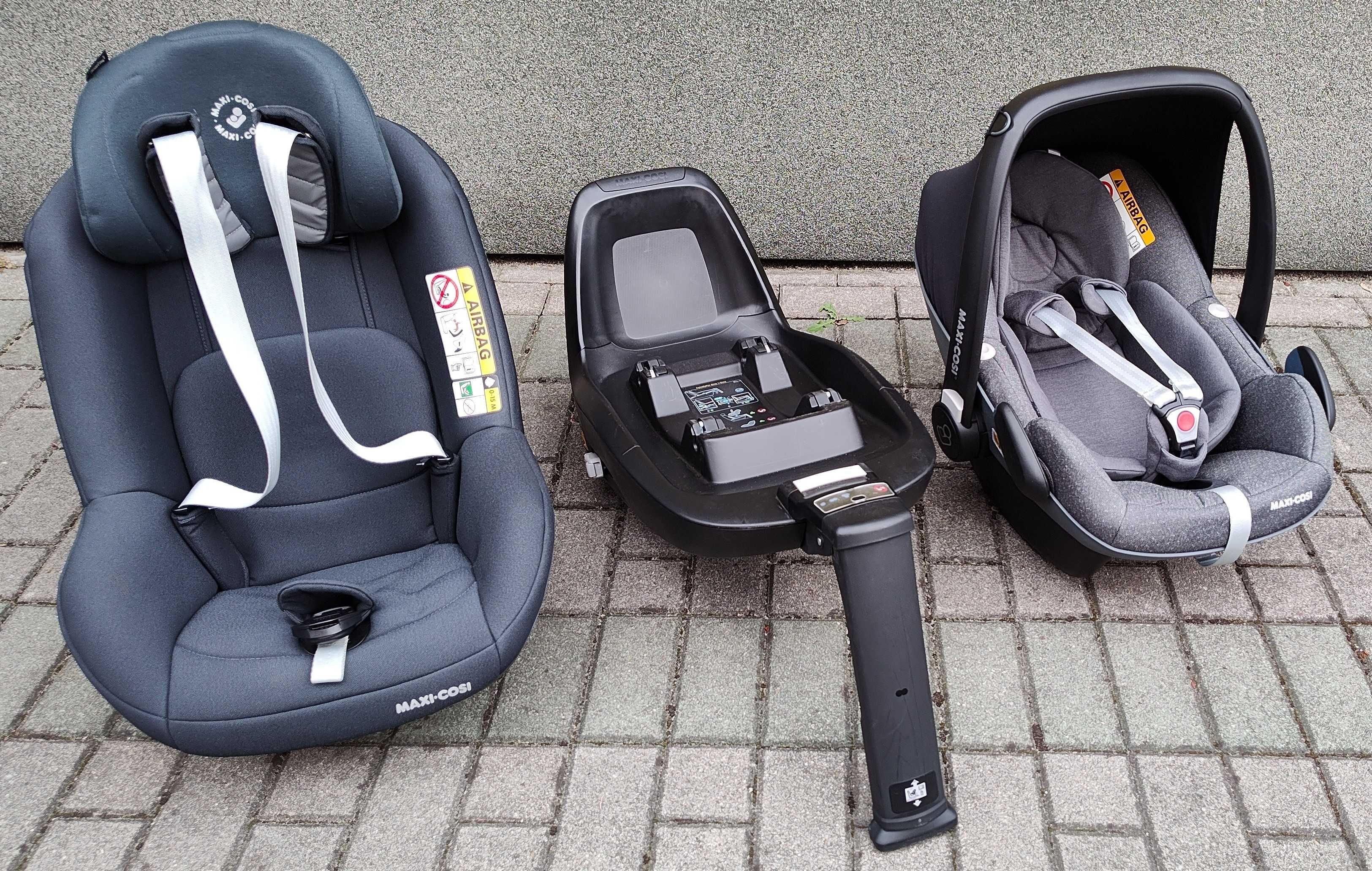 2x Komplet Maxi Cosi baza FamilyFix One + Pebble Pro + Pearl Pro 2
