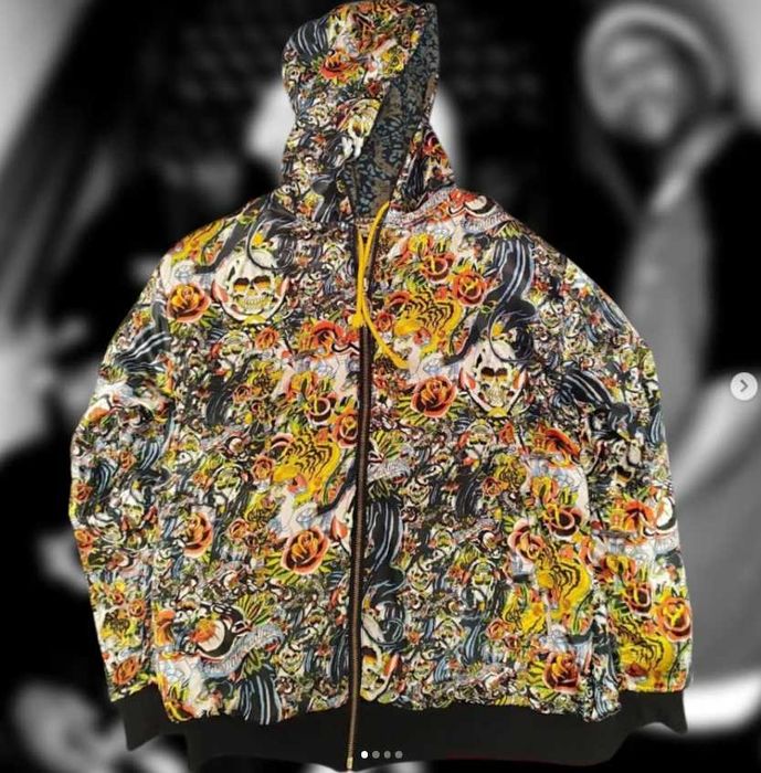 christian audigier zip hoodie sk8 y2k