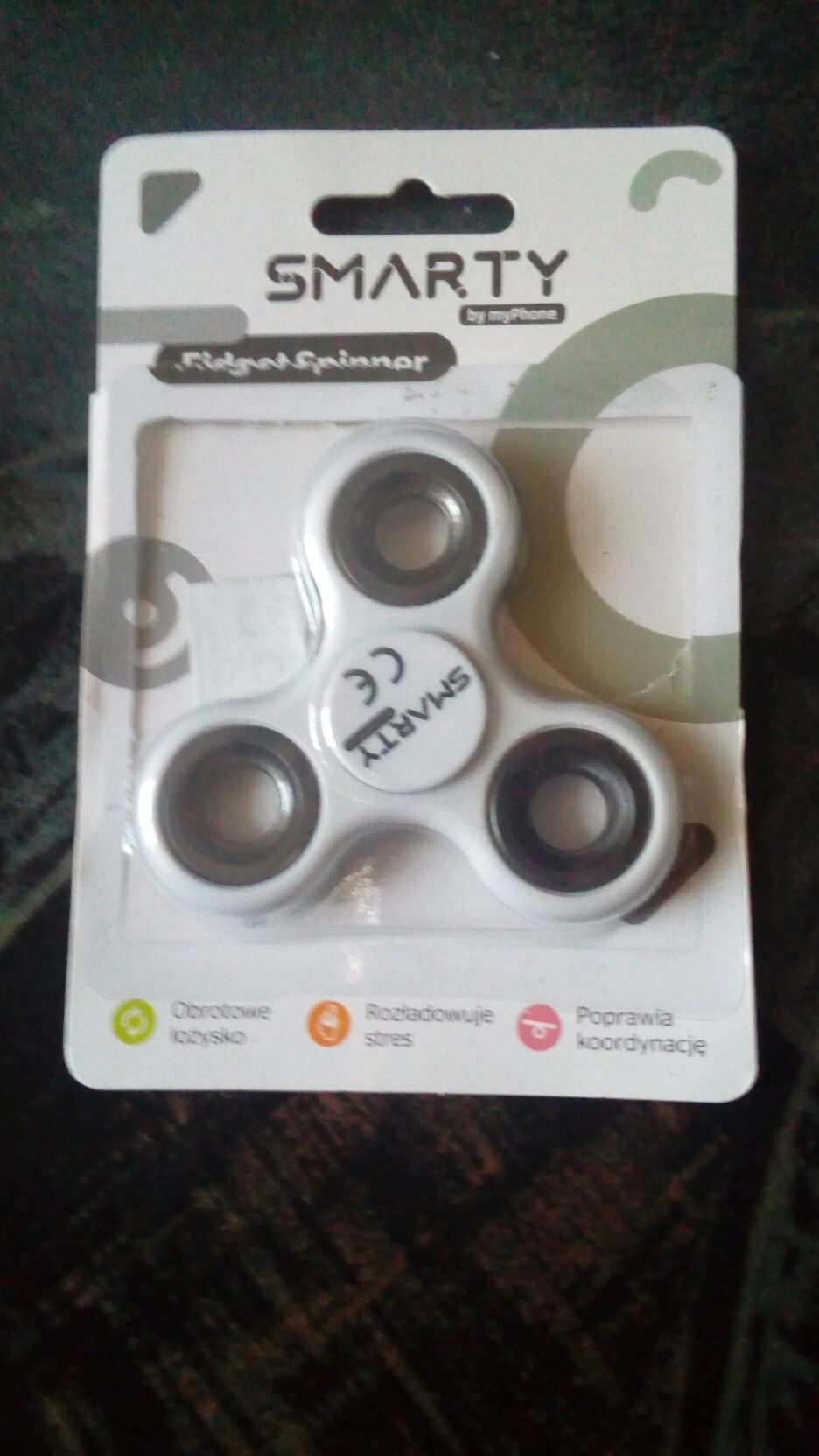 Spinner Fidget biały