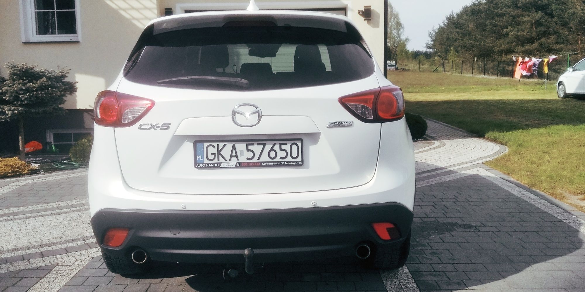 Mazda cx5 2.2 diesel 150KM skyactive biała perła  zarejestrowany prywa