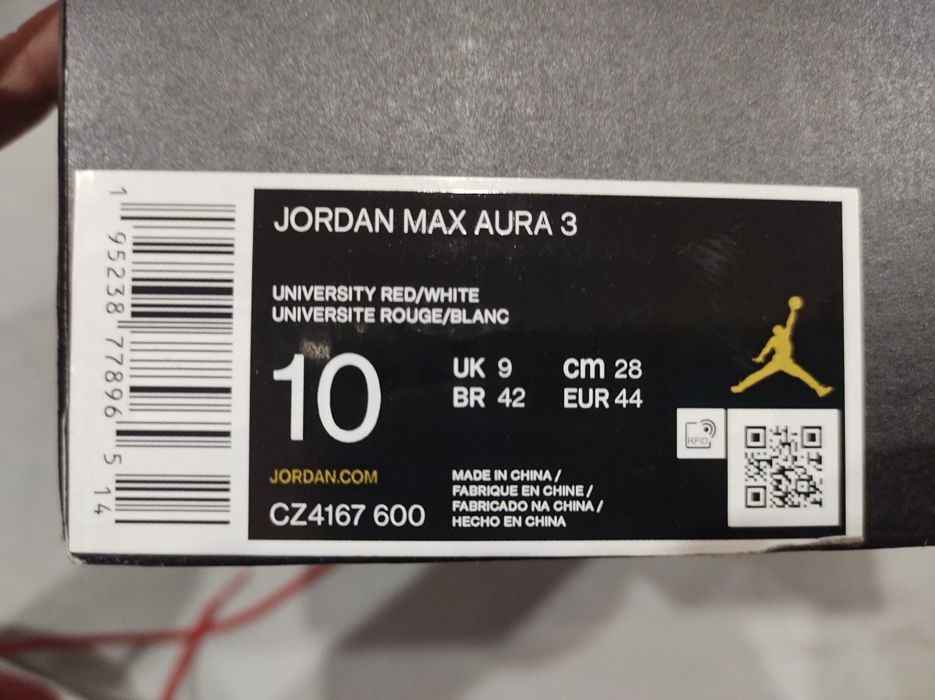 Buty męskie Jordan Max Aura 3 ,rozm 44