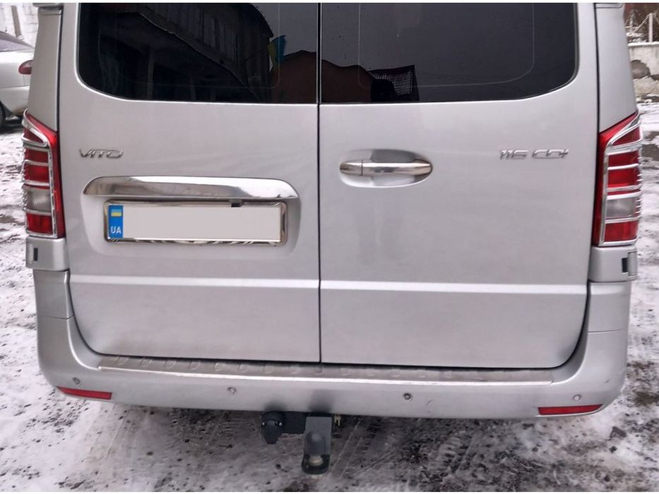 Mercedes Vito W447 Хром накладки на задние фонари, стопы