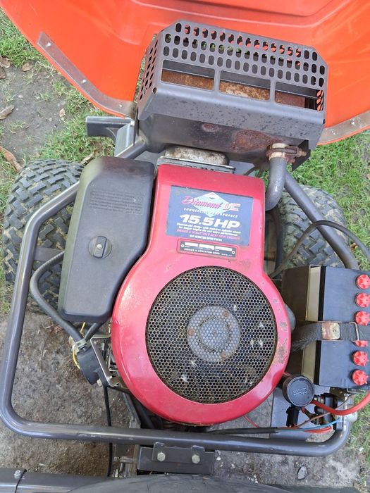 Husqvarna rider traktorek kosiarka briggs mulcher