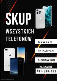 Skup wszystkich nowych telefonów również  ratalnych