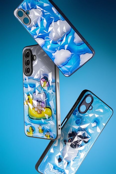 Акція! Чохол дитячий з принтом чехол звірята пончик печиво Samsung A56